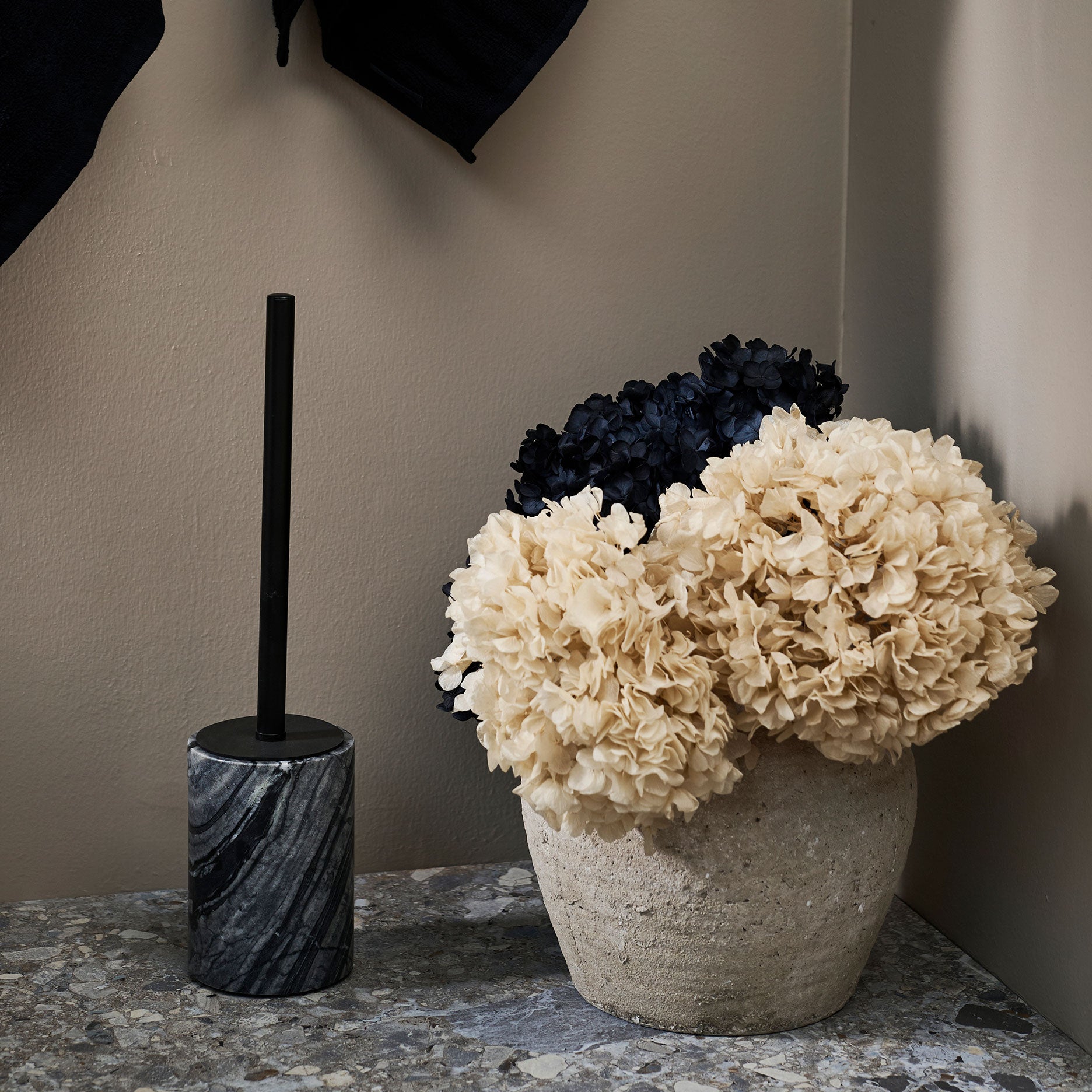 Marble II cylinder toiletbørste